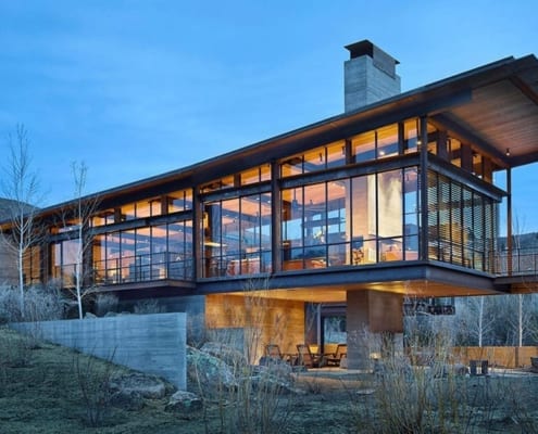 modern idaho rural home by Olson Kundig