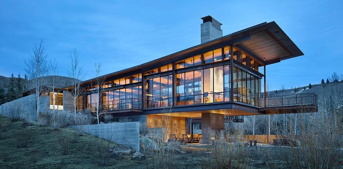 modern idaho rural home by Olson Kundig