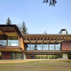Thermally broken window wall with thin muntins Thermally broken steel windows with thin muntins