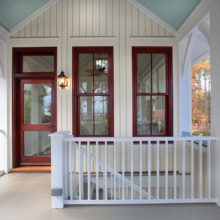mahogany double hung windows