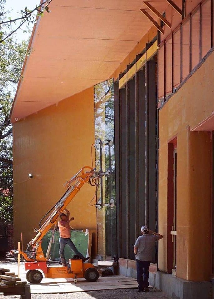 Install installation of custom architectural windows