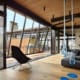 Massive Glass and Steel Door - Bigwood Residence
