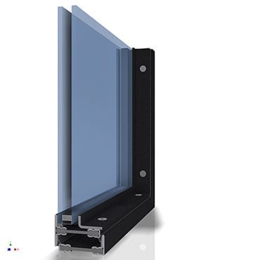 Steel-Arte Window rendering window profile