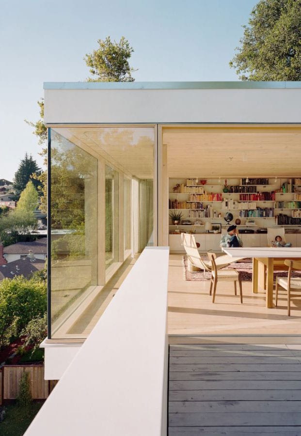 modern wood corner window modern wood corner window