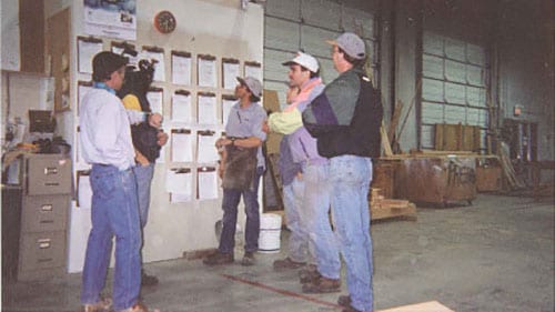 Discussing a window project - mid 90s