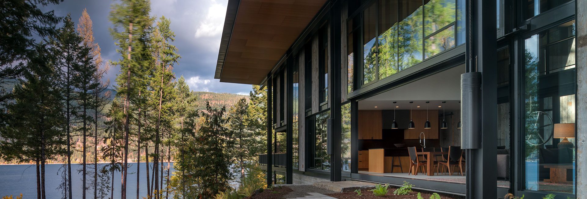 Dragonfly House Project Olson Kundig Dragonfly House on a lake