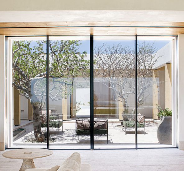 Frameless Sliding Glass Doors Exterior Dynamic Fenestration
