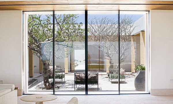 Aluminum architectural windows and doors