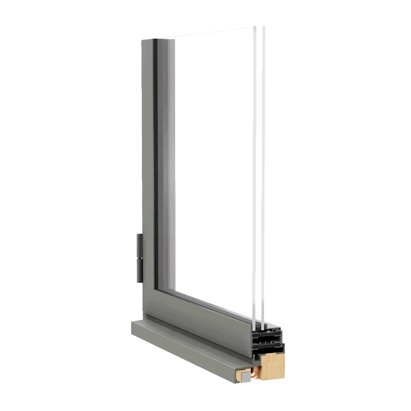 Metal Arte Double Door Outswing Rendering