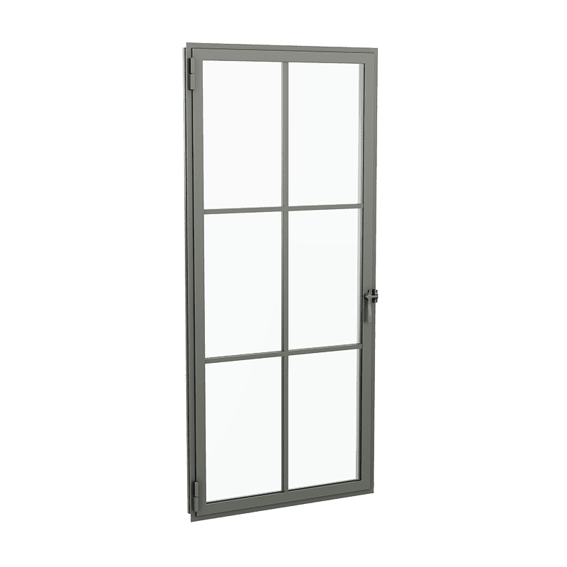 Metal Arte Outswing Casement Window with Cam Handle and Cove SDL Rendering
