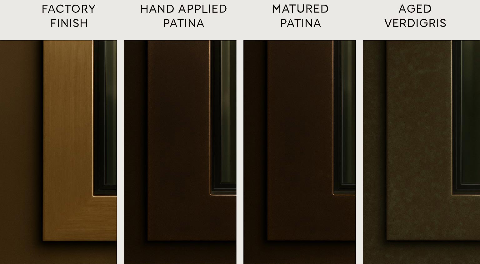 bronze finish patinas