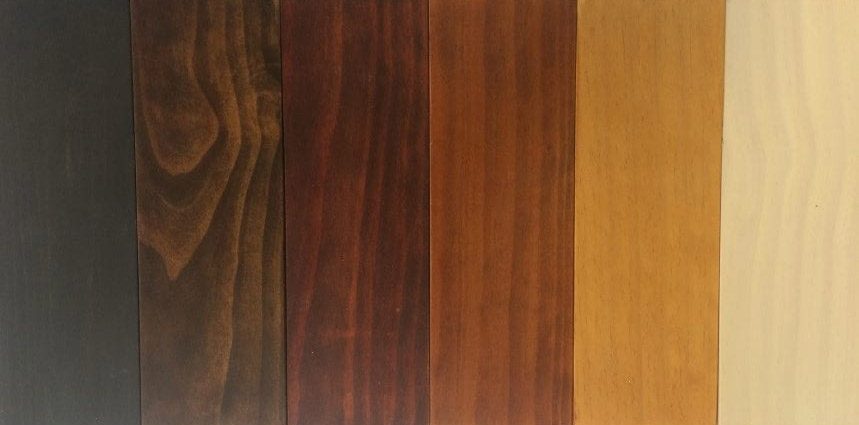 Stain finishes on Accoya