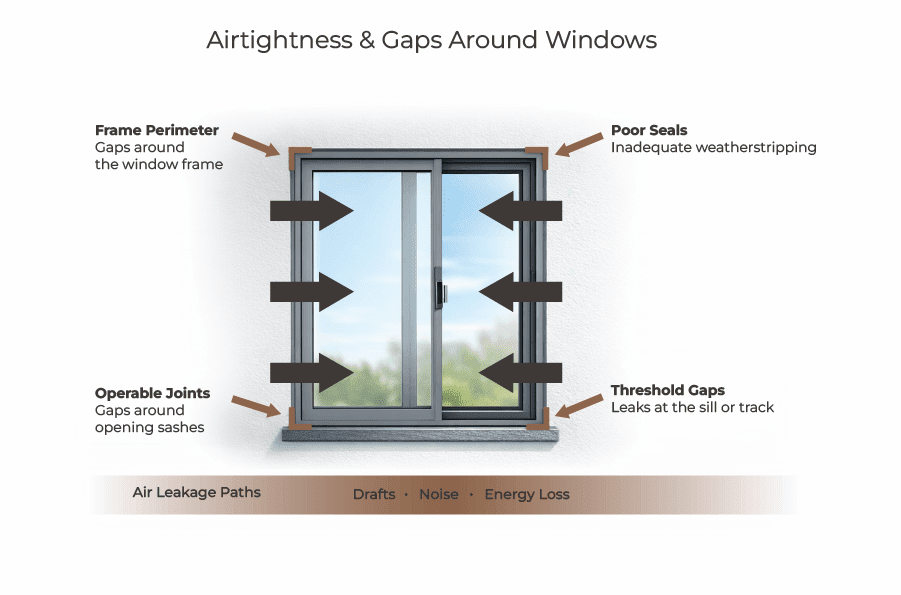 Airtightness & Gaps Diagram